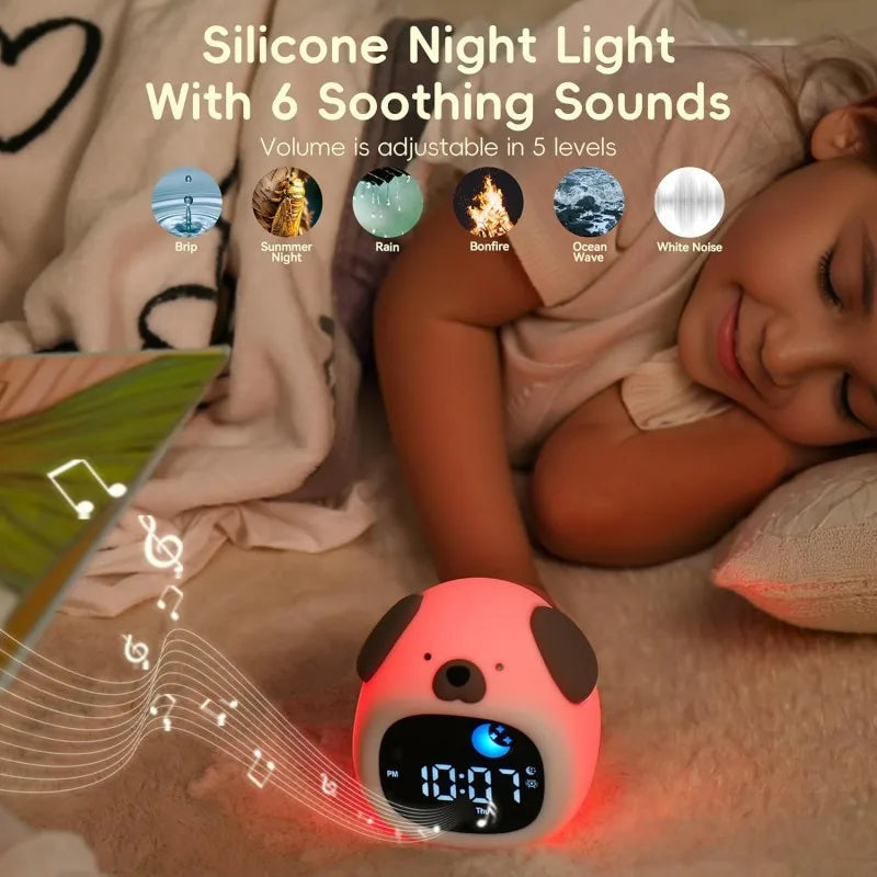 Reveil musical pour enfant malvoyant modèle chien