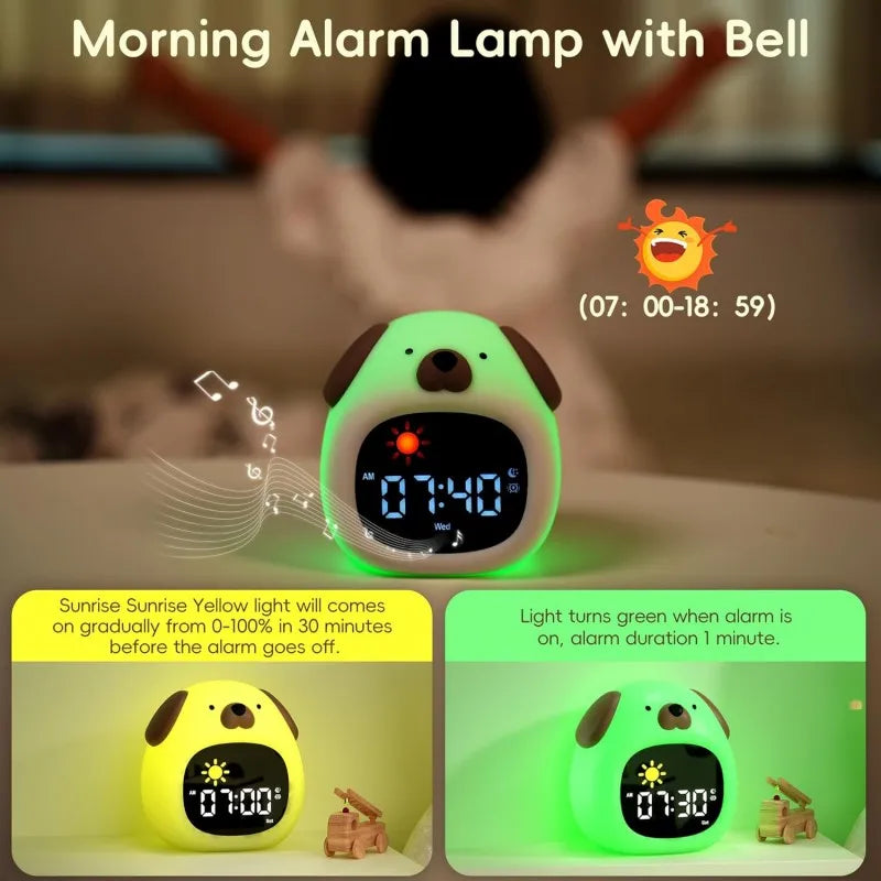 Reveil pour enfant malvoyant modèle chien
