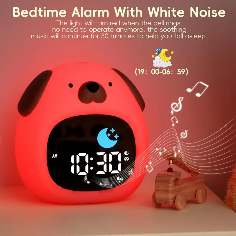 Reveil musical pour enfant malvoyant modèle chien