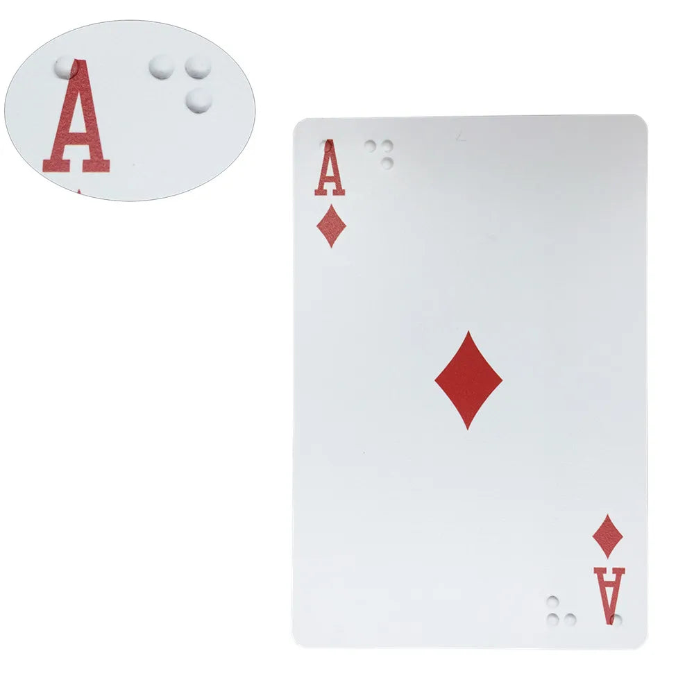 Jeu de cartes Braille