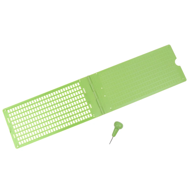 Ardoise d'écriture Braille Portable - avec stylet