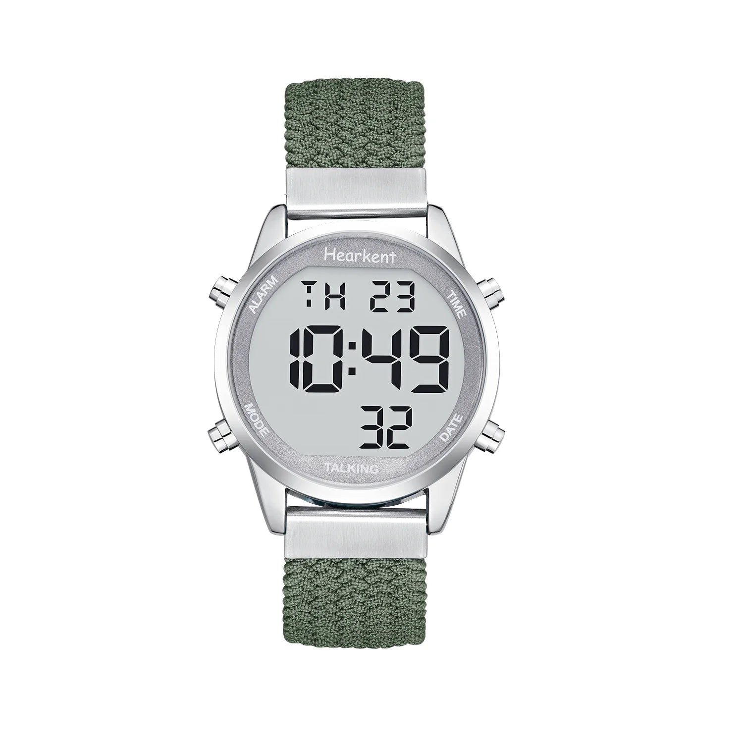 Montre Parlante pour Malvoyants - Noir / Vert
