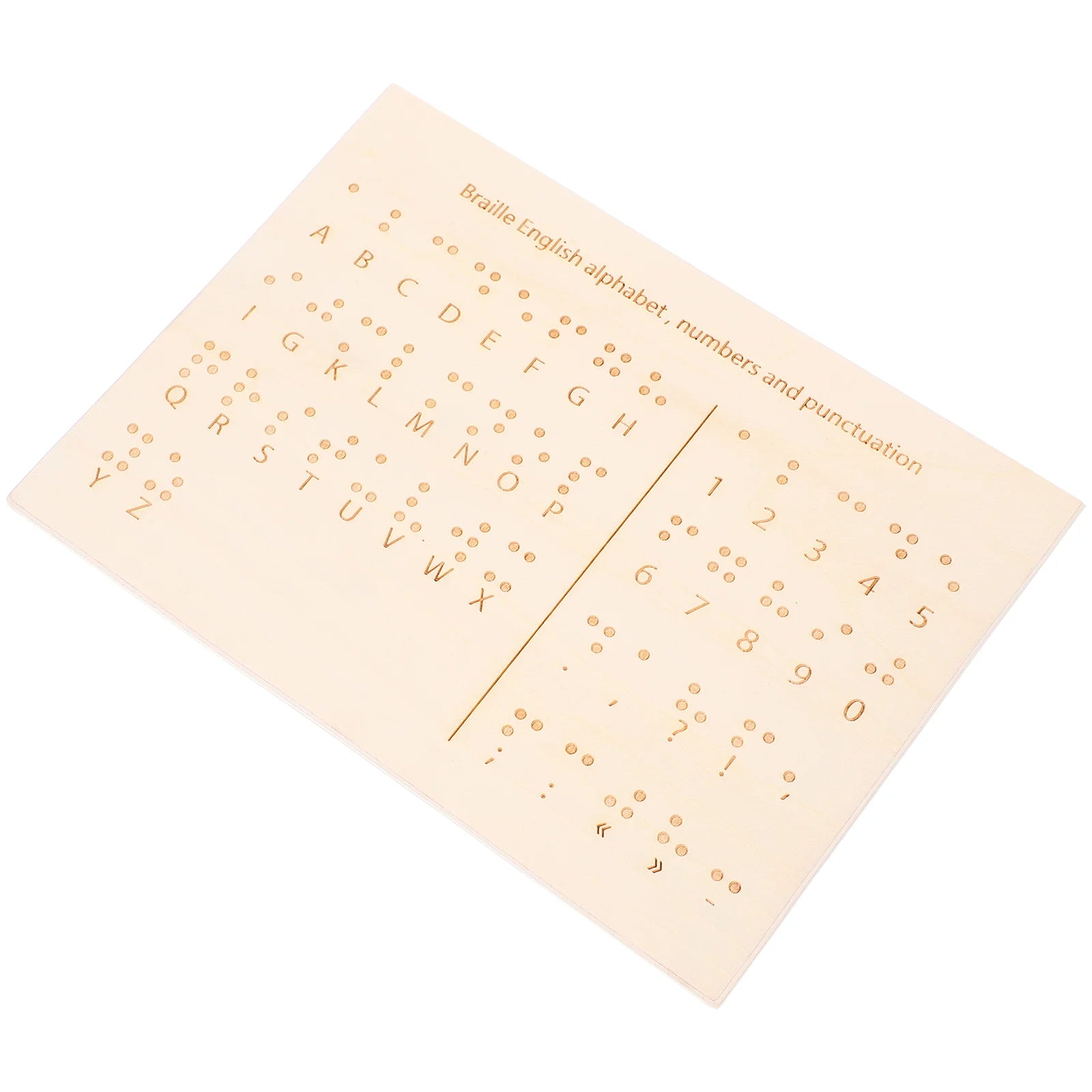 Tablette apprentissage du Braille
