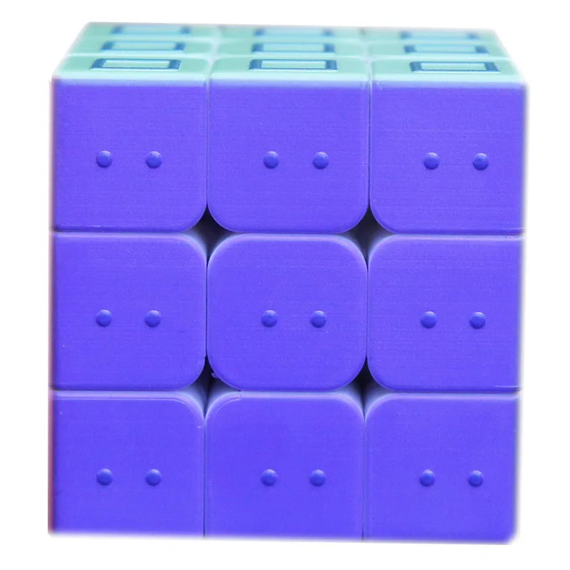 Cube Magique relief pour Malvoyants et Aveugles