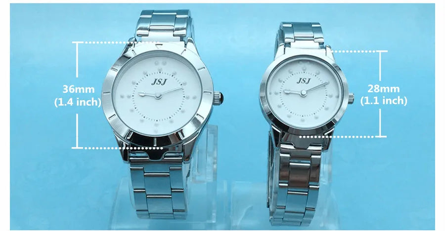 Montre Tactile Braille à clapet - Homme