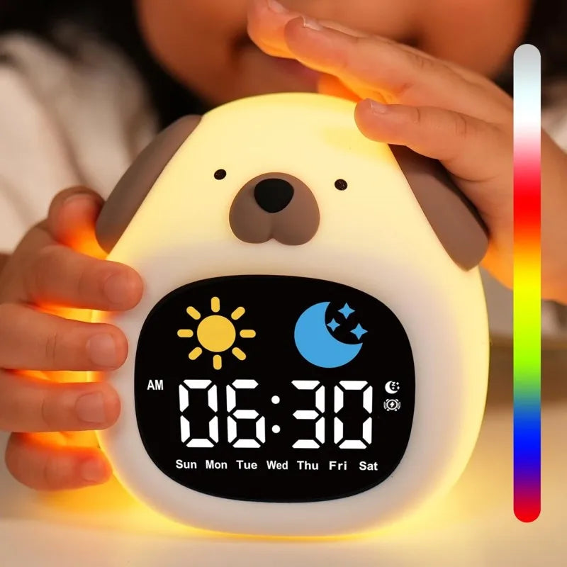 Réveil numérique pour enfant malvoyant modèle chien