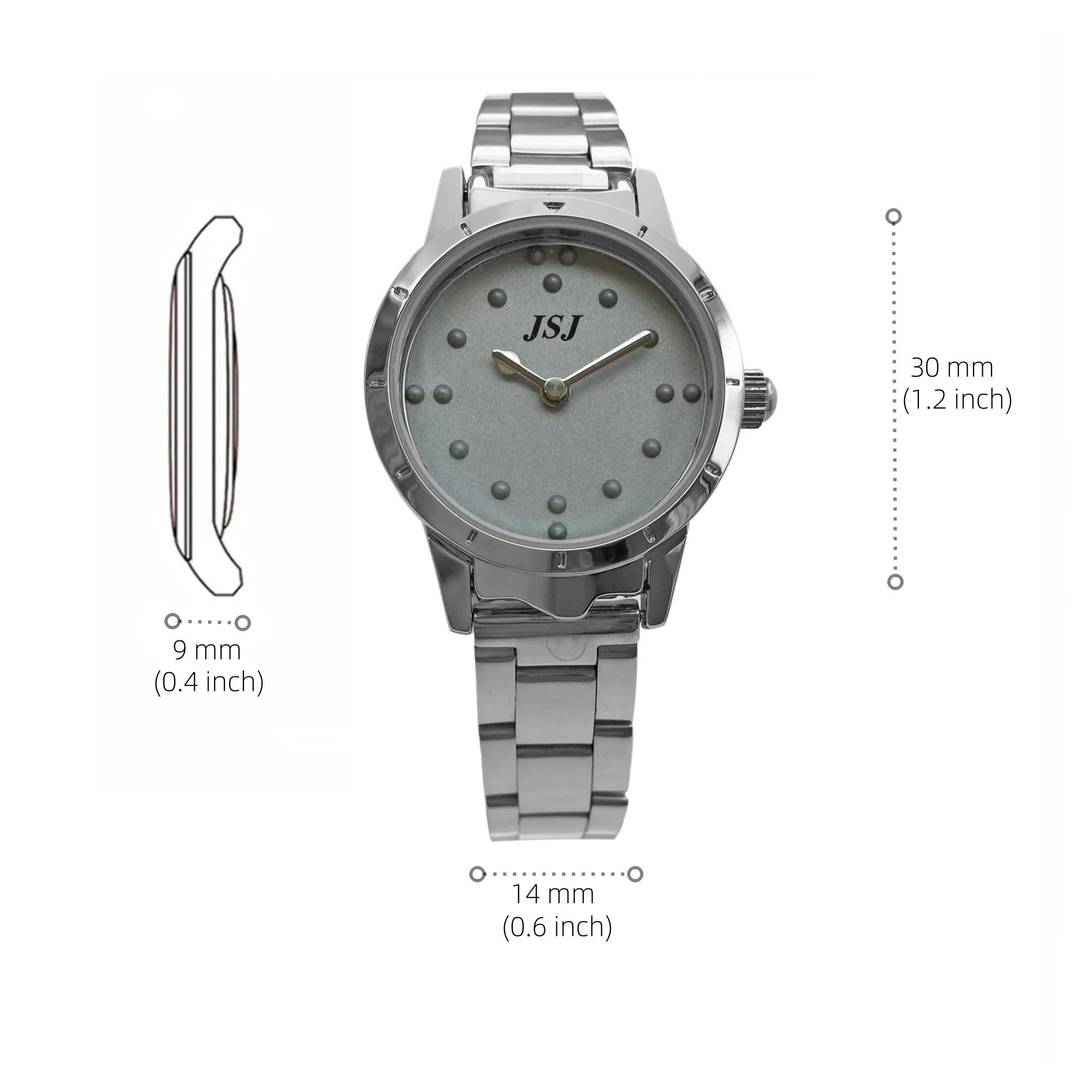 Montre Braille Tactile Homme Cadran à clapet en relief