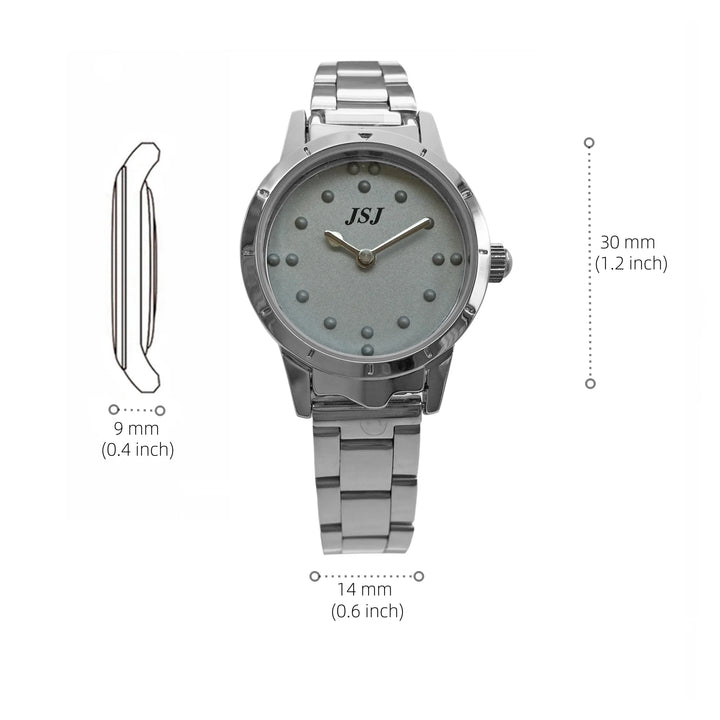 Montre Braille Tactile Homme Cadran à clapet en relief