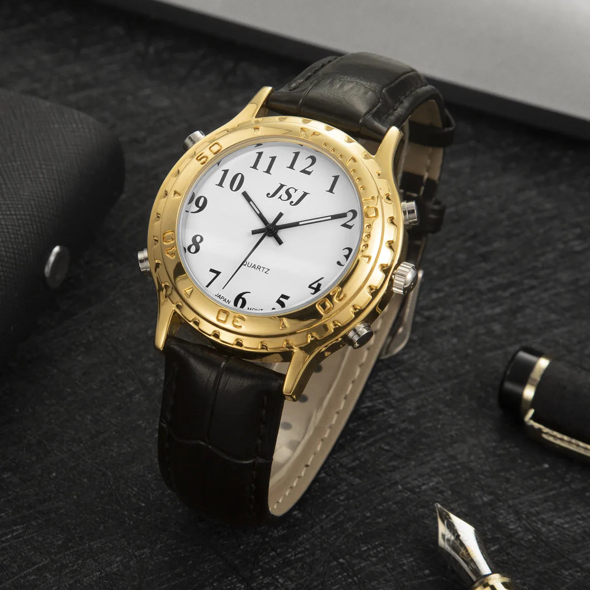 Montre Parlante Analogique Française avec Réveil – Aide Visuelle pour Malvoyants