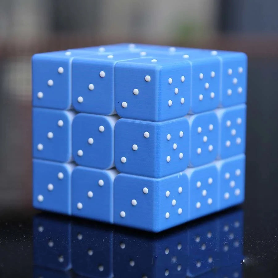 Cube Magique braille pour Malvoyants et Aveugles