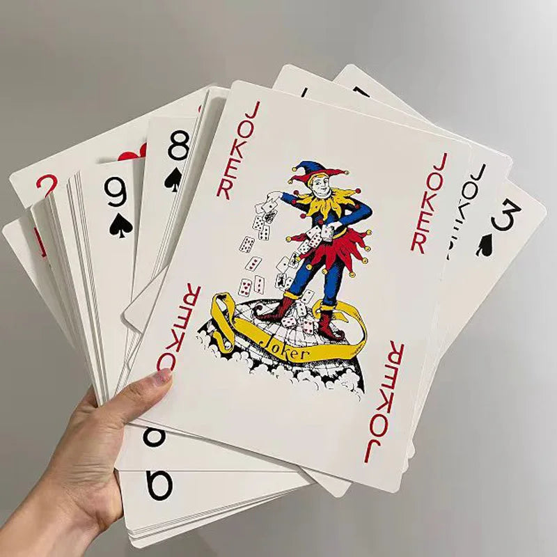 Cartes à Jouer Géantes – Format XXL pour Malvoyants, Seniors & Jeux Inclusifs