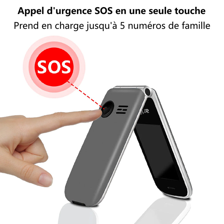 Téléphone malvoyant grosses touches