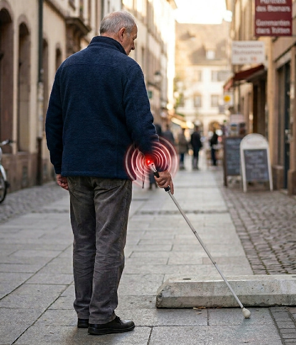 Canne Électronique Parlante avec Lumière