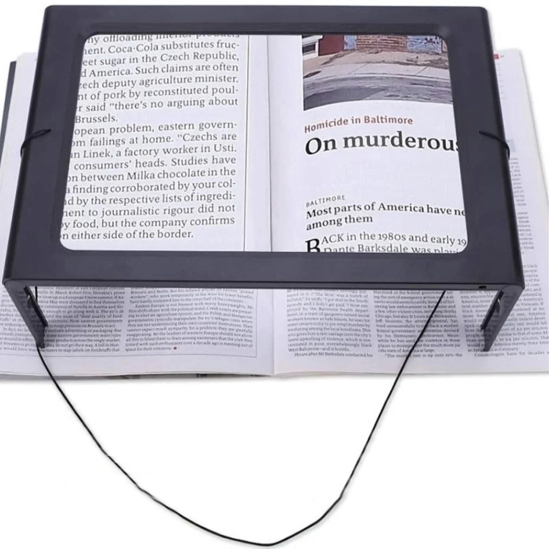Loupe pliable A4 lumineuse
