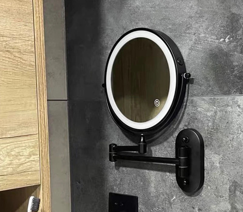 miroir mural grossissant lumineux x10