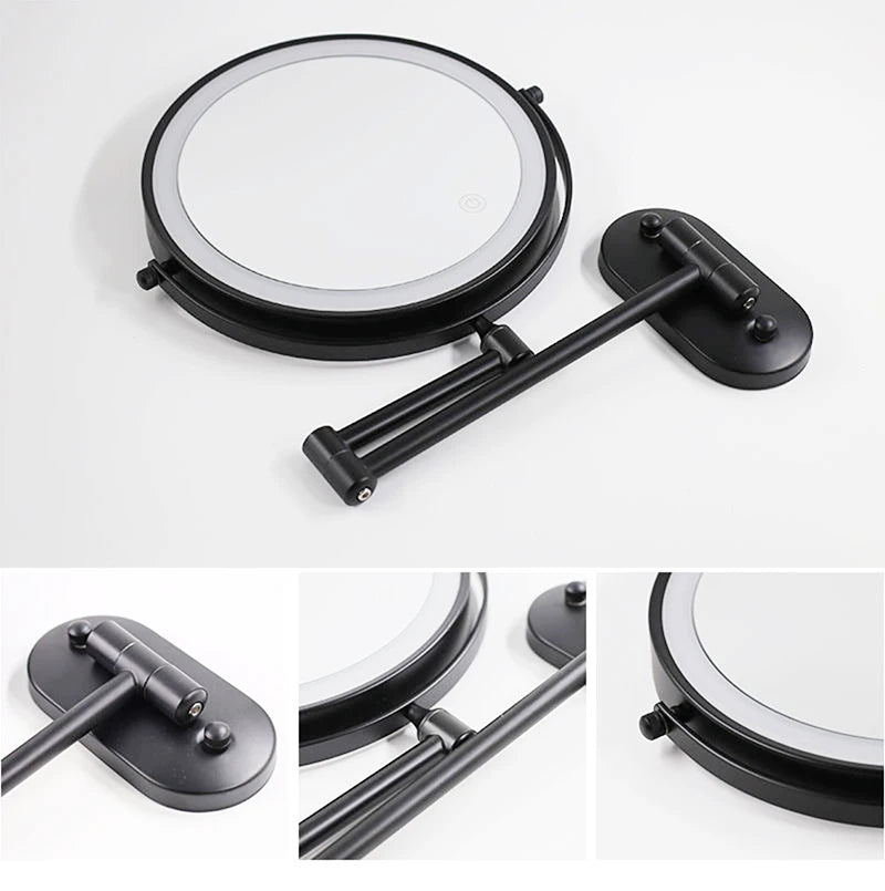 miroir mural grossissant lumineux x10