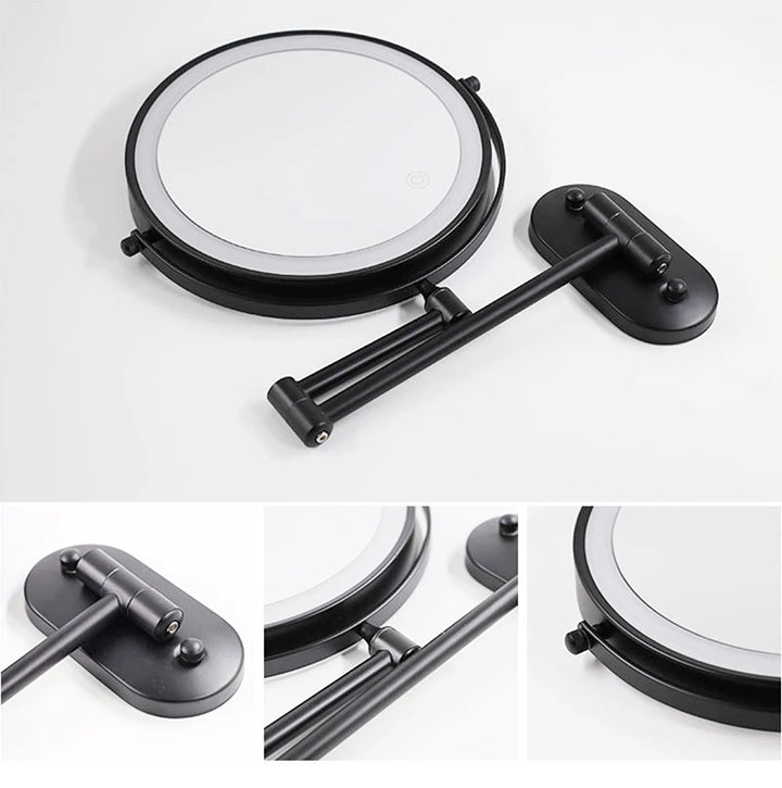 miroir mural grossissant lumineux x10