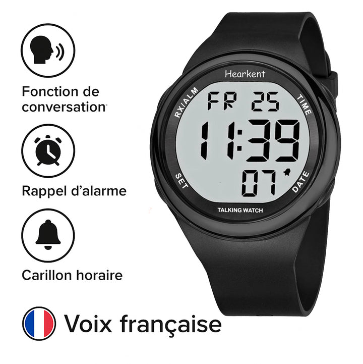 Montre parlante classique pour Malvoyants