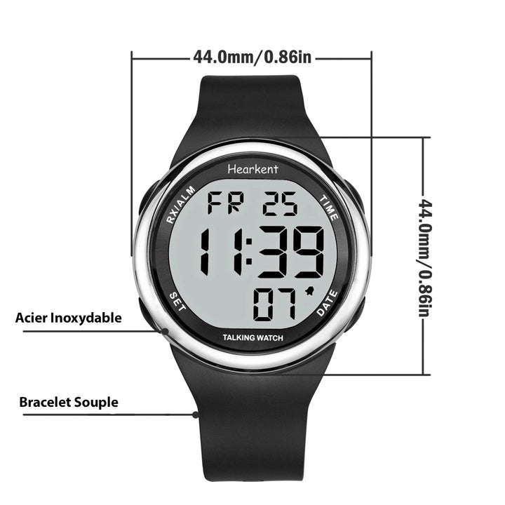 Montre parlante classique pour Malvoyants