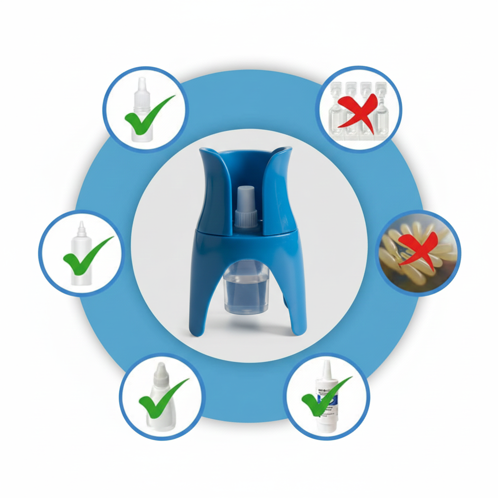 Applicateur de gouttes oculaires