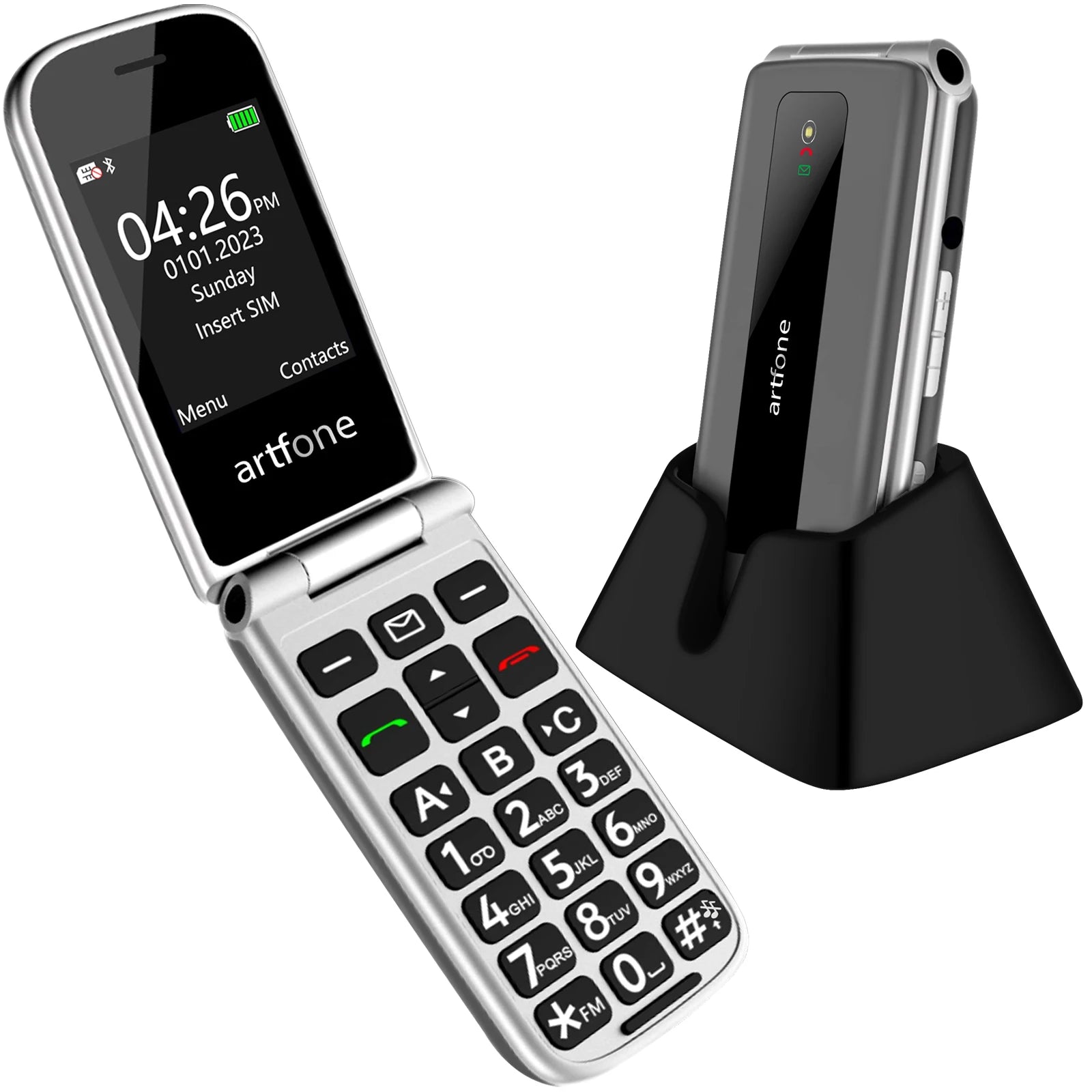 Téléphone malvoyant grosses touches